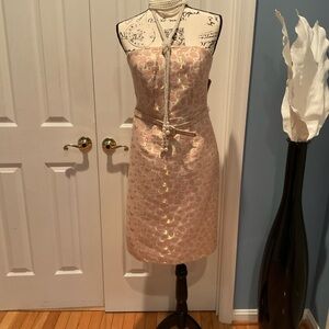 Merona Pink and Gold Mini Dress
